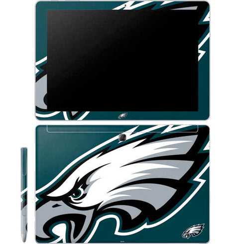 NFL Philadelphia Eagles Large Logo Galaxy Book 12in Skin